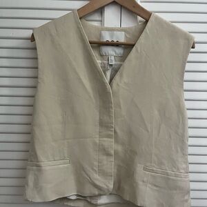 Cos Linen-blend Vest